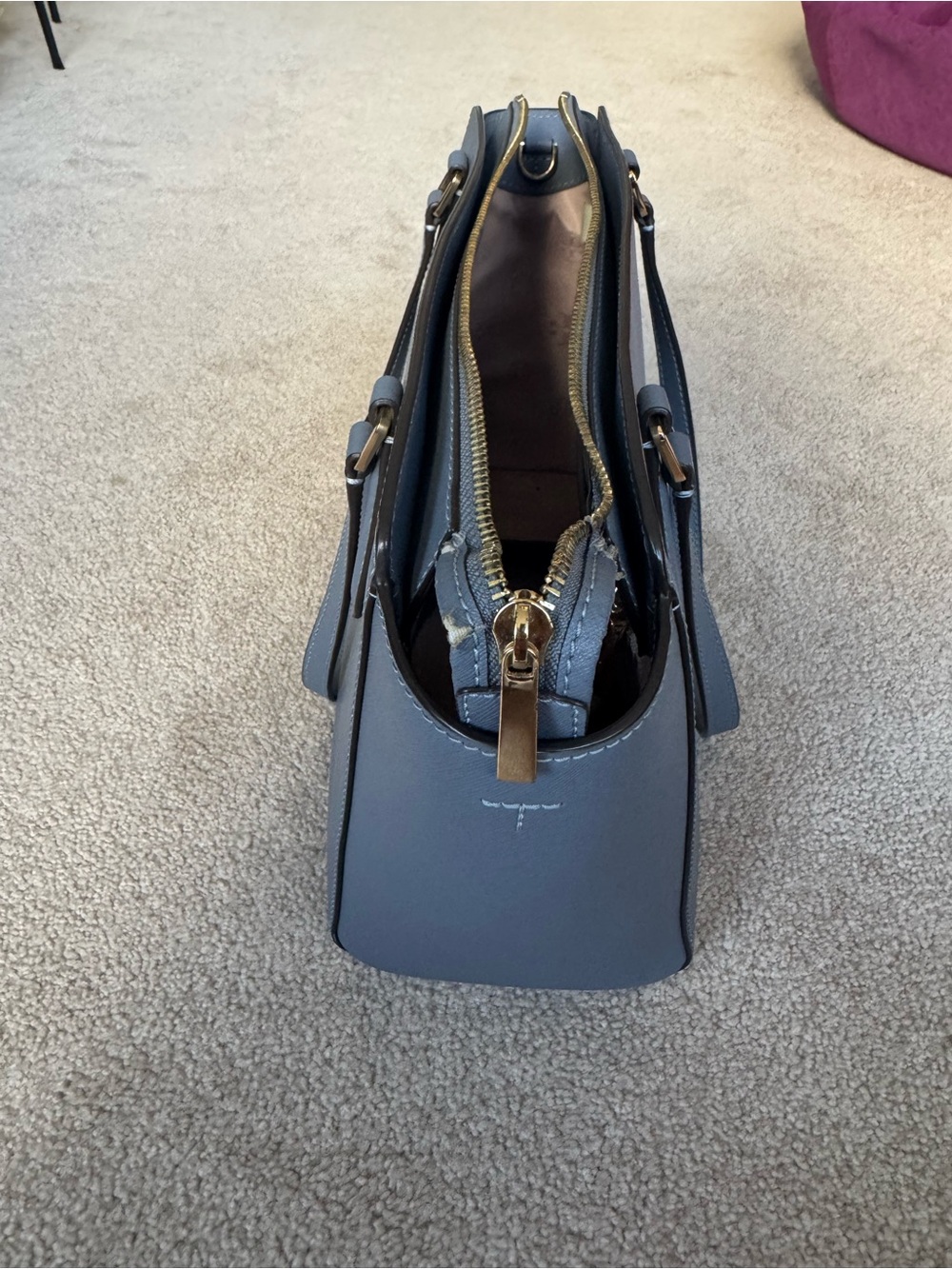 Tory Burch blue hand bag - Picture 7 of 12